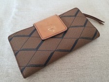Fossil, Diamond Pattern, Card Wallet *