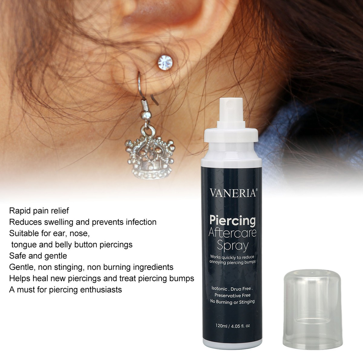 How To Sore Pierced Ear Treatment Sore Ear Piercing Remedy Hot Sale