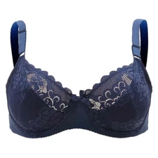 Womens Bras Sexy Lace Floral Brassiere Thin Section Breathable Underwear 38-56CD