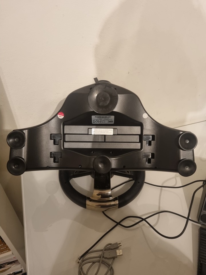 Power Racer 270 for Xbox 360 Steering Wheel + Pedals, Gear + Paddles