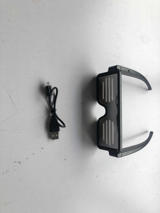 Usb LED Glasses 10 Models Light Up Glow Sunglasses Halloween Bar Party