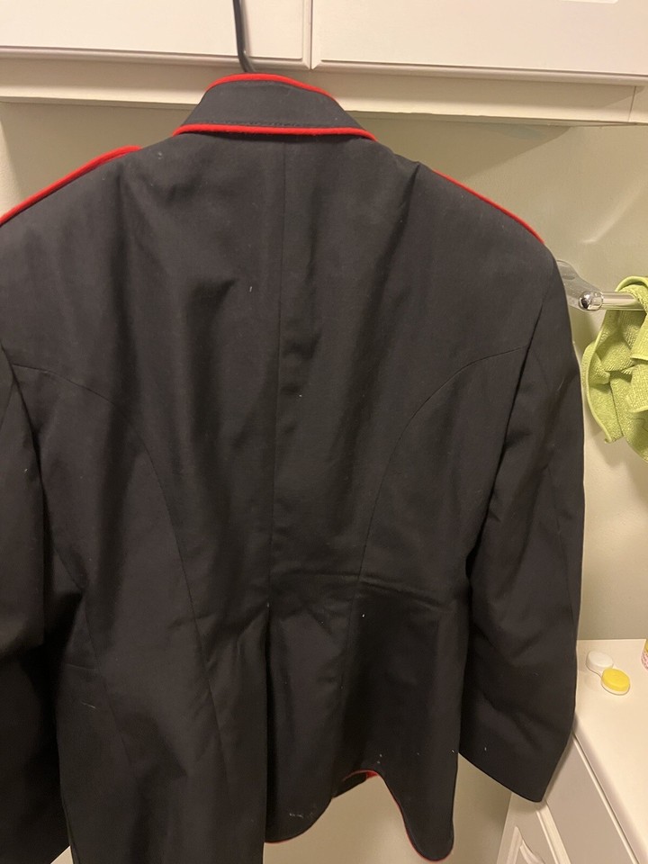 USMC Dress blue Coat 44 Short eBay