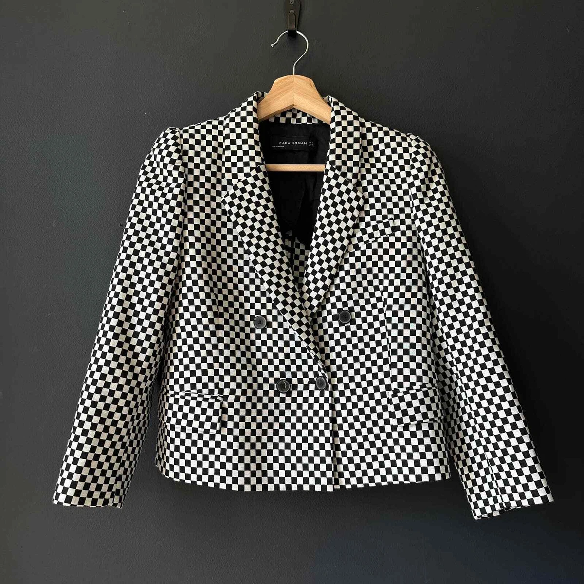 White short cheap blazer jacket