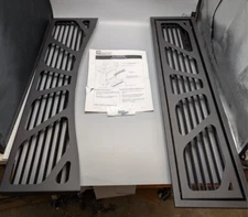 SECURITY CHIMNEYS INTERNATIONAL LTD BIS PANORAMA FIORI TOP/BTM LOUVER KIT BLACK