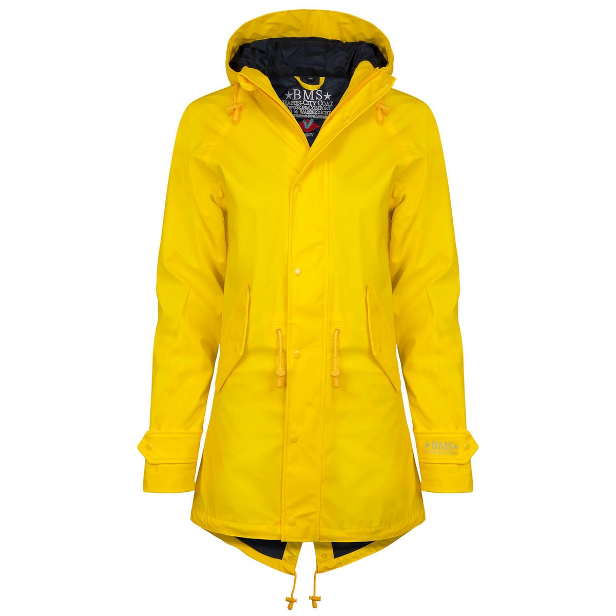 BMS HafenCity® Damen Regen Mantel Jacke Parka Friesennerz Kapuze
