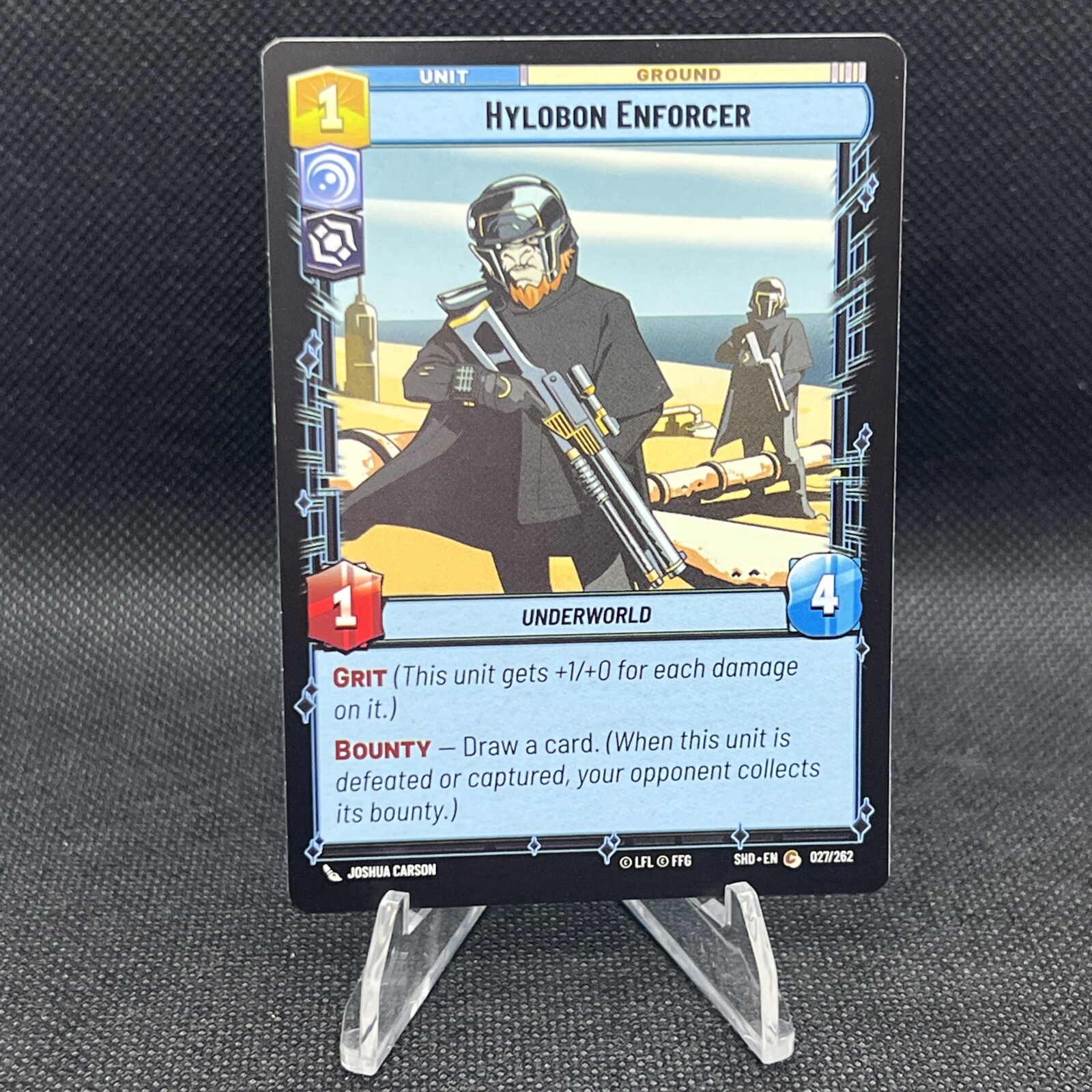 Star Wars: Unlimited - Hylobon Enforcer - Shadows of the Galaxy NM/M Condition