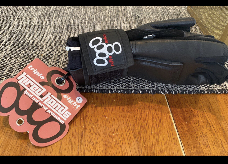 Triple Eight Hired Hands Skateboarding Wrist Guard Gloves eBay