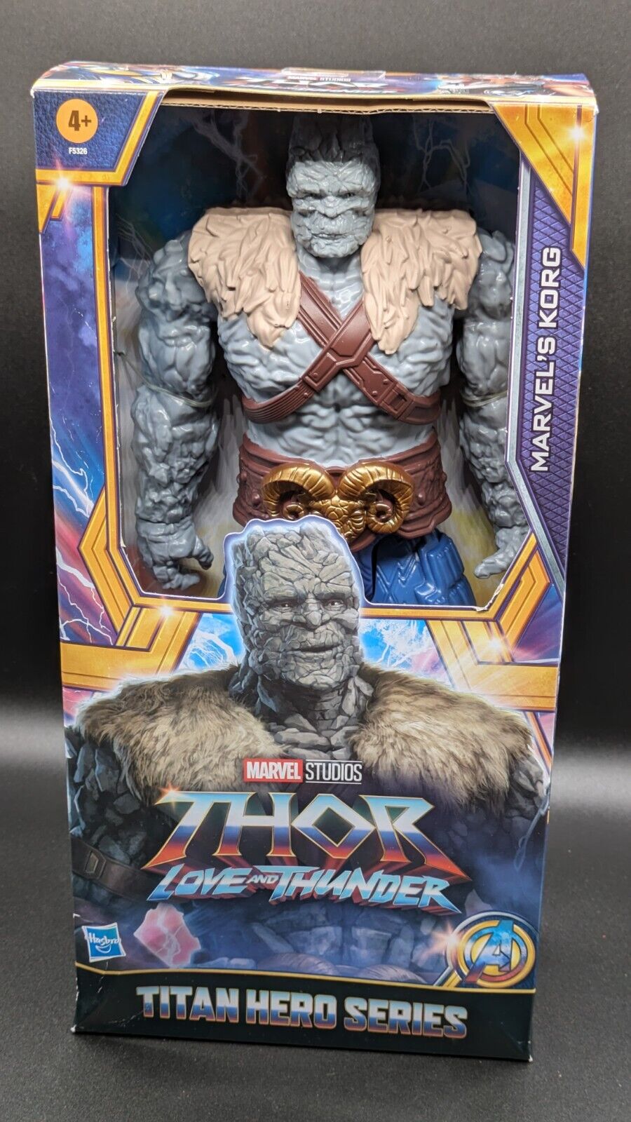 Marvel Avengers Titan Hero Series Korg Toy, 12-Inch-Scale Deluxe Figure Box Wear