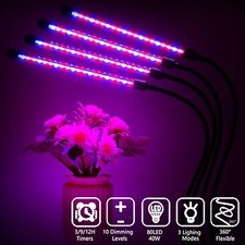 4 Heads LED Grow Light Plant Growing Lamp Light for Indoor Plants Full Spectrum