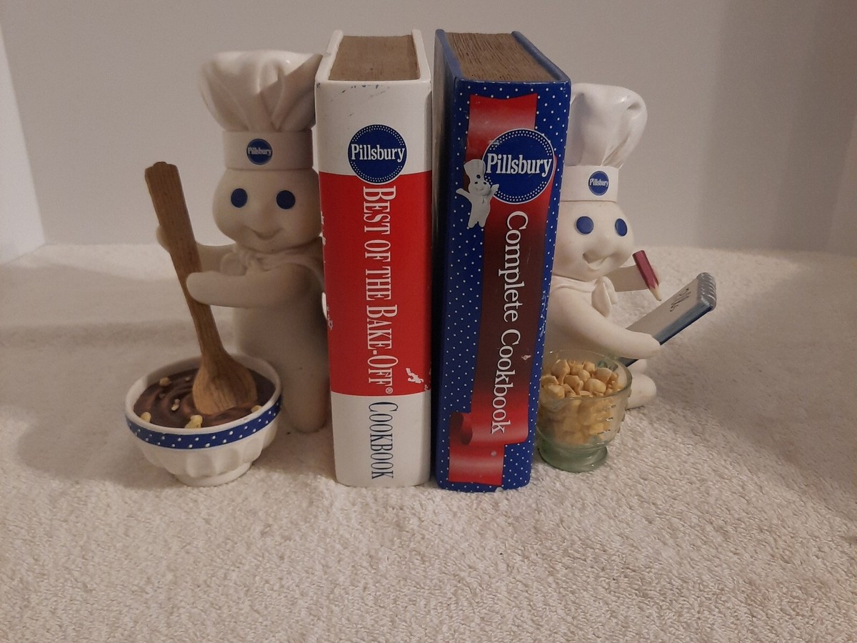 ヴィンテージ ピルズベリー ドゥボーイ　Pillsbury まな板立て The Danbury Mint Pillsbury Doughboy Bookends | eBay