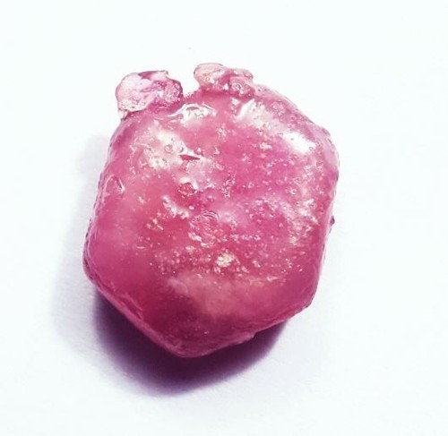 Piedra preciosa suelta rubí rojo natural certificada en bruto 21,30 quilates con regalo gratis - Imagen 5 de 6
