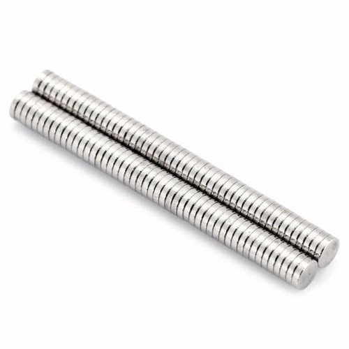 100pcs N38 4mmx1mm Silver Round Neodymium Super Mini eBay