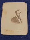 Original Civil War Tilton Albumin Photo Union PRESIDENT ABE LINCOLN 1- 13/16"