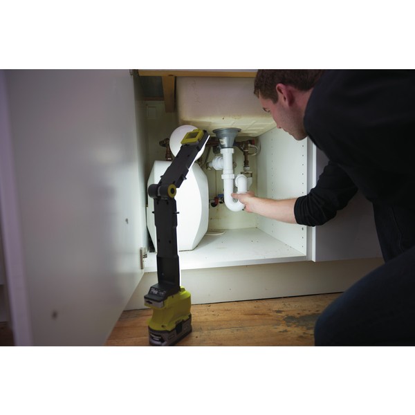 Ryobi One+ 18V Stableuchte Leuchte R18ALF-0 + Liion Akku Set RC18120-140 (4.0Ah)-image