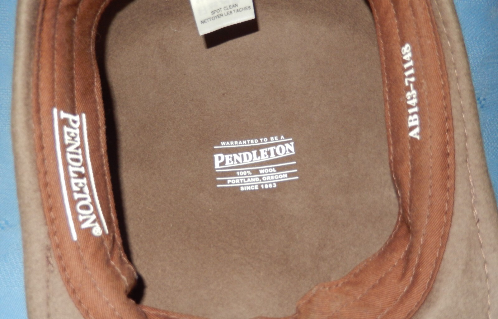 PENDLETON Brown Cuffley Newsboy Driving Cap Hat  … - image 6
