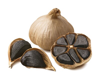 Schwarzer Knoblauch | fermentierter violetter Knoblauch mit je 35 g  (4 Knollen)