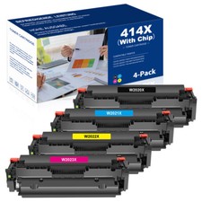 WITH CHIP W2020A 414A 414X W2020X Toner With HP Laserjet Pro M479dw M479fdw Lot