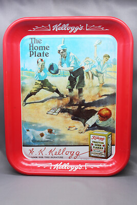 Kellogg's The Home Plate Collectible Tray, Toasted Corn Flakes, 13x10.5, 1996