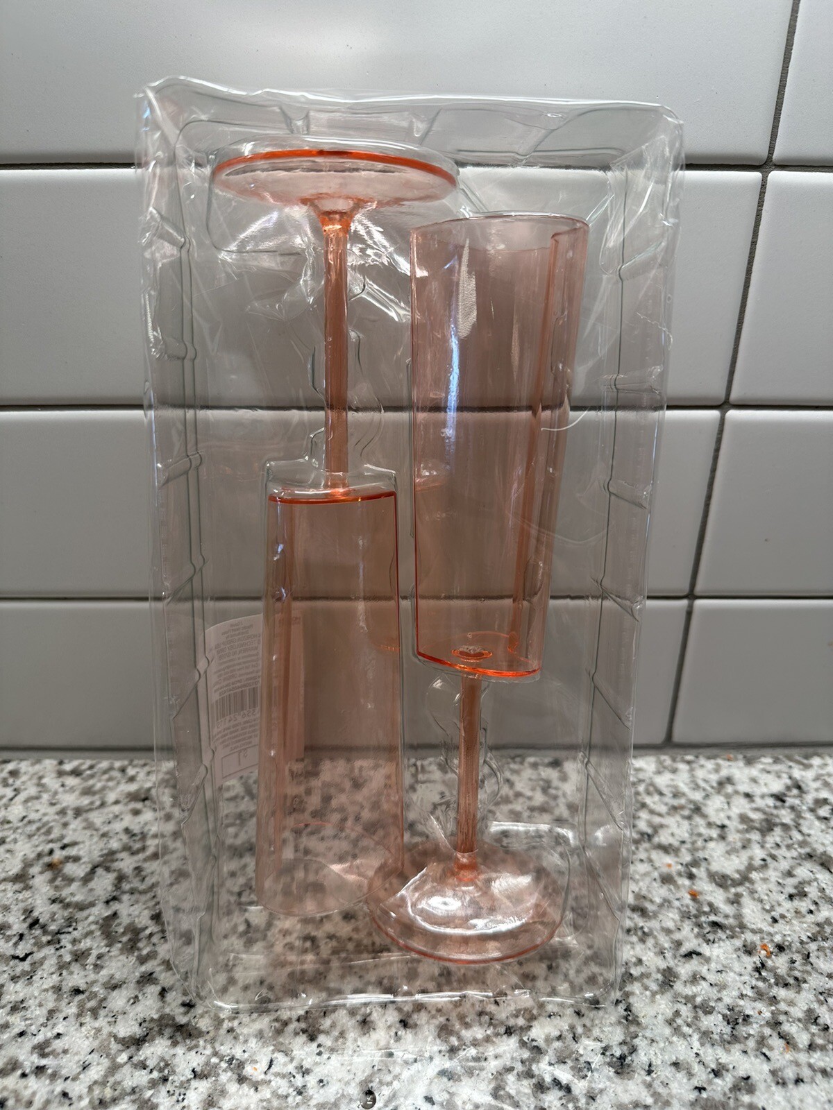 FATS SHIPPING Target Valentine's Day Pink Heart Shaped Champagne