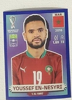 Panini FIFA World Cup QATAR 2022 - US Edition - BLUE & RED STICKERS - part 3 - Picture 32 of 194