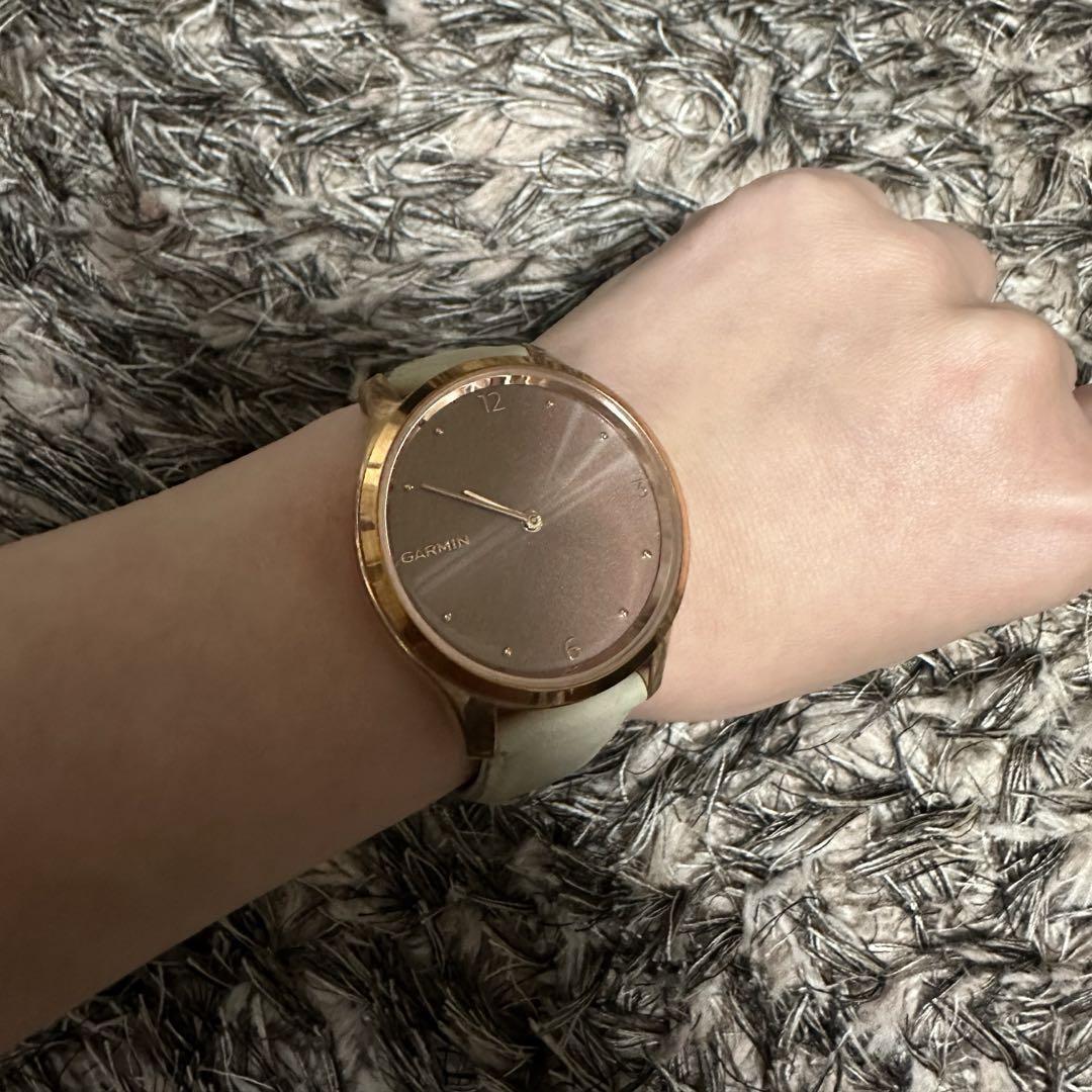 Garmin Vivomove Luxe Milanese Smartwatch 18K Rose Gold PVD | eBay