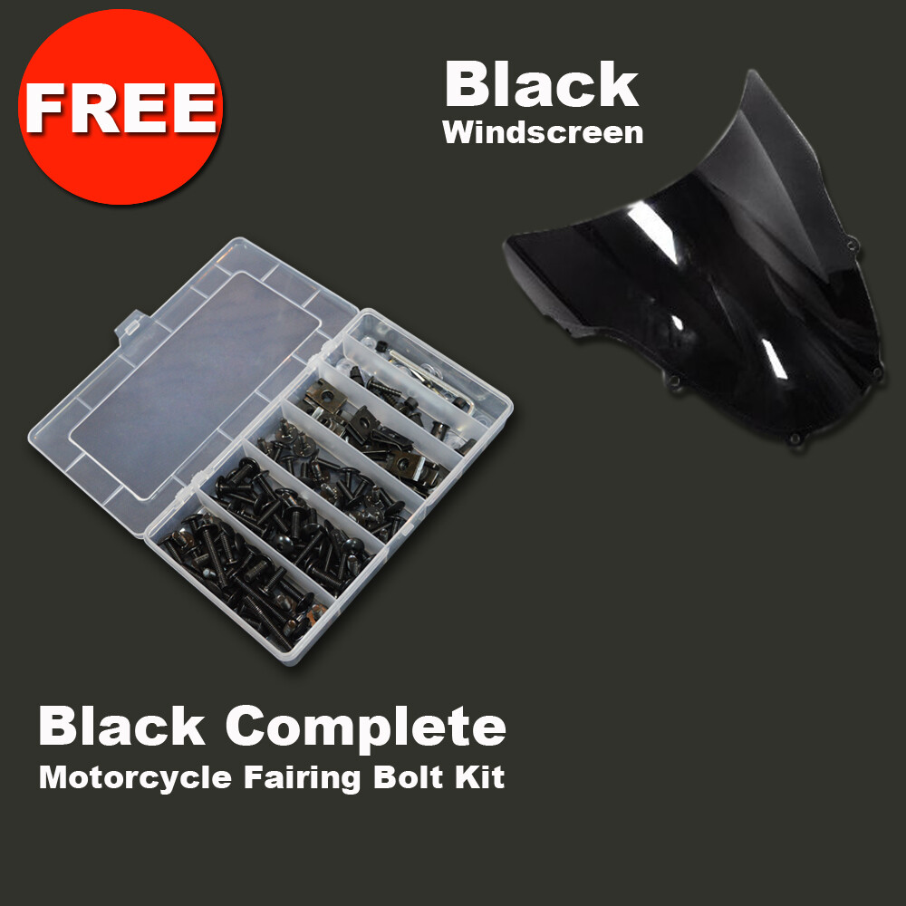 Glossy Black Fairing Kit For Kawasaki Ninja ZX6R 636 (2013-2018) - Full Bodywork Replacement