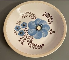 Vintage 70’s Royal China Jeannette, 12" Serving Bowl, Blue Flower USA EUC