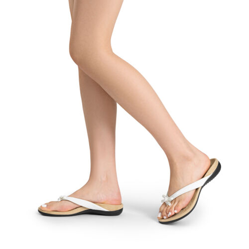 Women Bow Flip Flop Thong Sandals for Summer Beach Vacation Slide Sandals - Picture 44 of 45