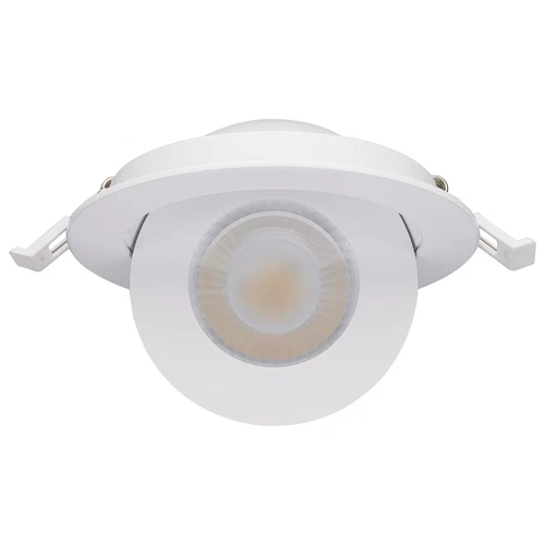 Satco S11840 9W CCT LED Direct Wire Downlight Gimbaled 4 Inch Round Remote White - Picture 3 of 12