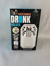 NEW White Bath/Shower Silicone Drink Holder By Hi Peach Layne