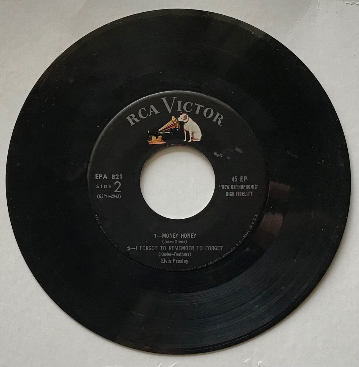 ☆エルビスプレスリー　EPA-821/超貴重盤　45RPMシングル　2枚組 EPA-821 Heartbreak Hotel – elvisrecords.com