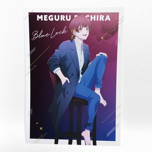 Blue Lock Large A5 Illustration Card Postcard ISAGI NAGI HYOMA MEGURU RIN - Picture 7 of 14