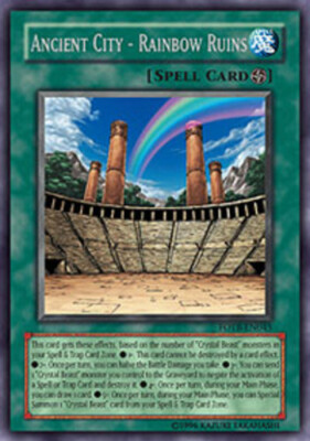 Ancient City - Rainbow Ruins - FOTB-EN045 - Rare - 1st Edition x1 