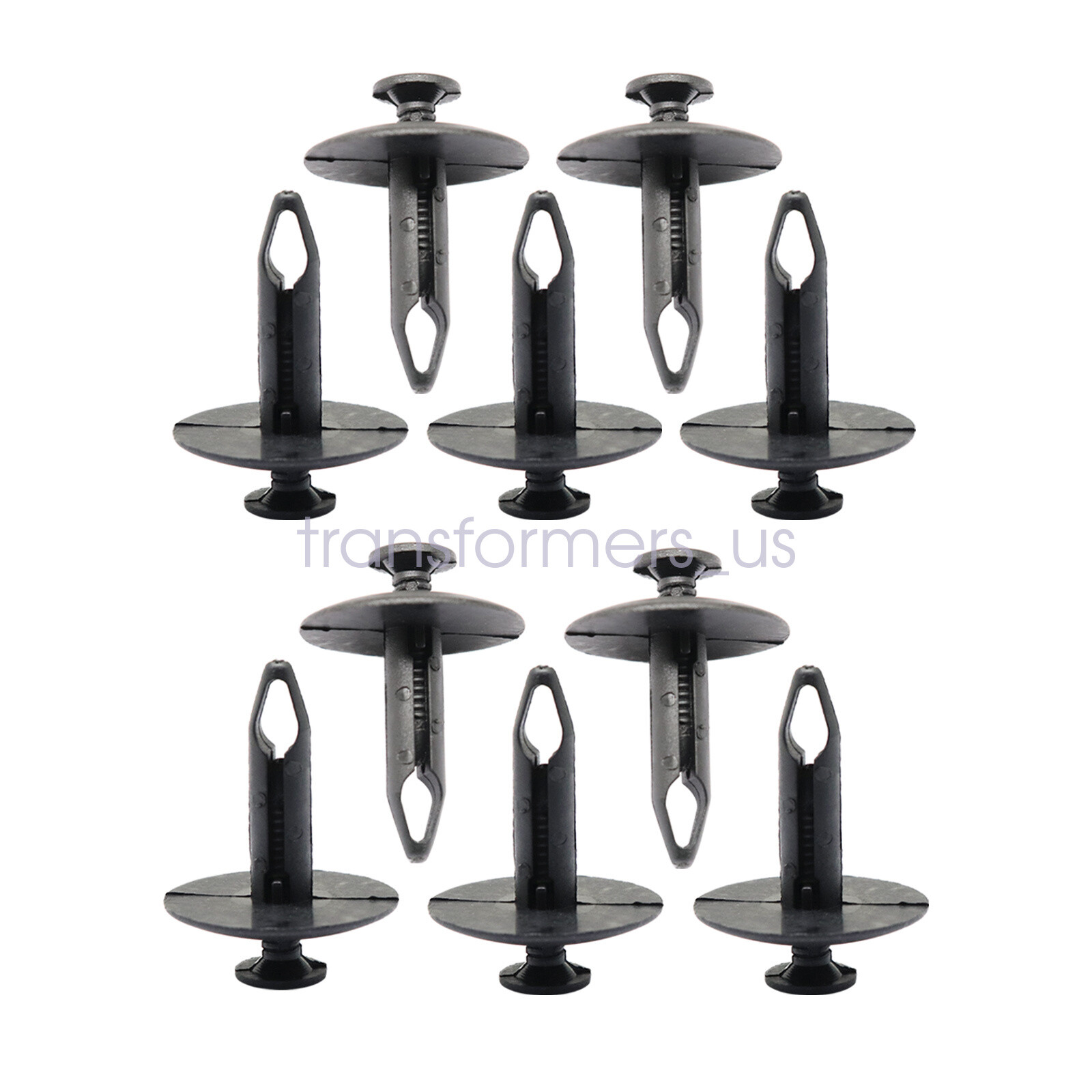 (Pack of 10) Radiator Cover Retainer Clips Rivets for Ford F150 mustang ...