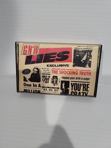 Guns N' Roses Lies Cassette tape Geffen USA (As Is, Read Description.  - Afbeelding 1 van 2