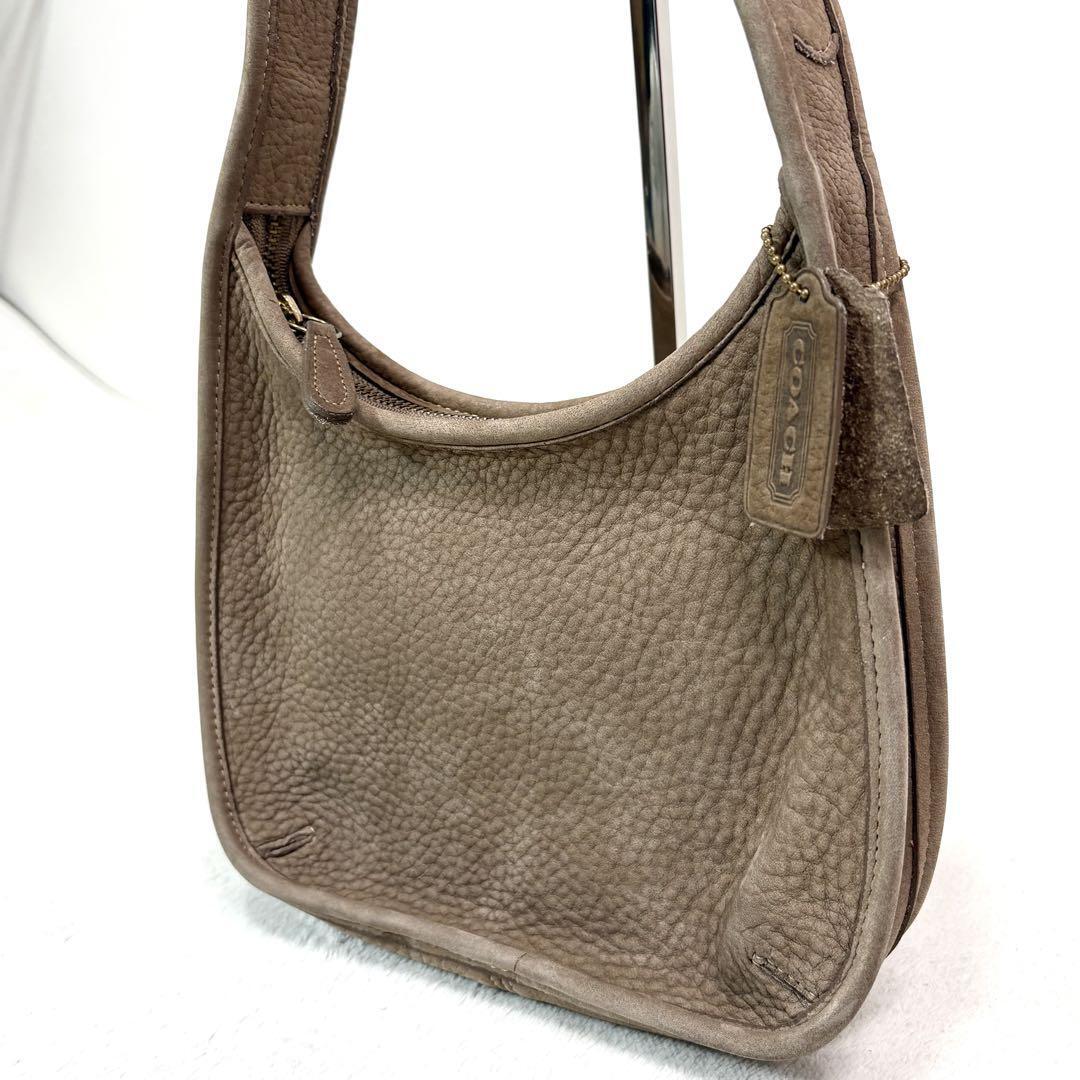 OLD COACH Nubuck Leather ShoulderBag