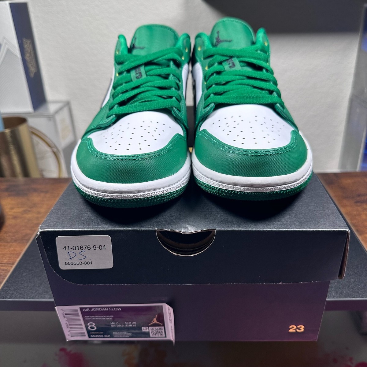 Size 8 - Jordan 1 Low Pine Green 2020 DEADSTOCK 193154674606