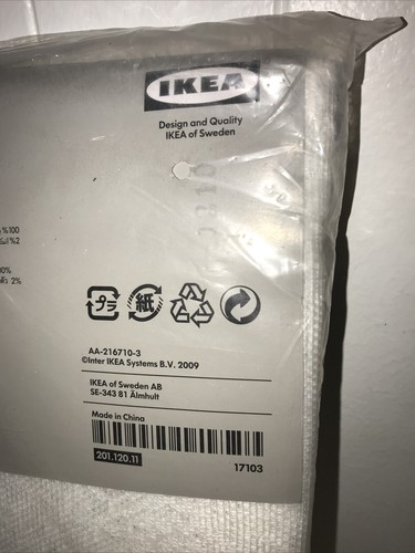 NEW IKEA ALVINE SPETS 2 Panels 57x98" OFF WHITE LACE CURTAINS BOHO FARMHOUSE - Picture 5 of 6
