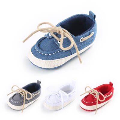 Baby Infant Classic Canvas Baby Shoes Boy Girl Soft Sole Size 1 & 3(0-18 Months)