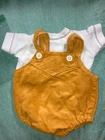 Vintage Cabbage Patch Kids/Doll Clothes -Mustard/Yellow Romper  (550)