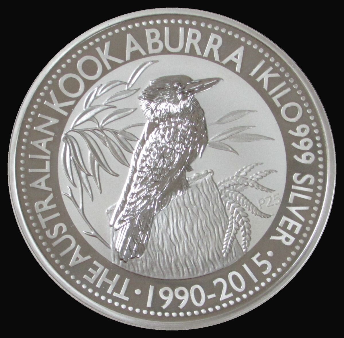 2015 AUSTRALIA SILVER 32.15 OZ 1 KILO Kg ANNIVERSARY KOOKABURRA