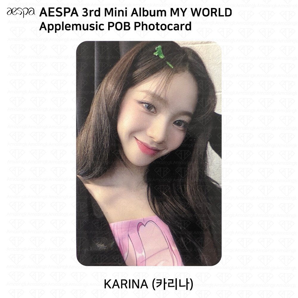 Aespa 3rd Mini Album MY WORLD POB Benefit Photocard