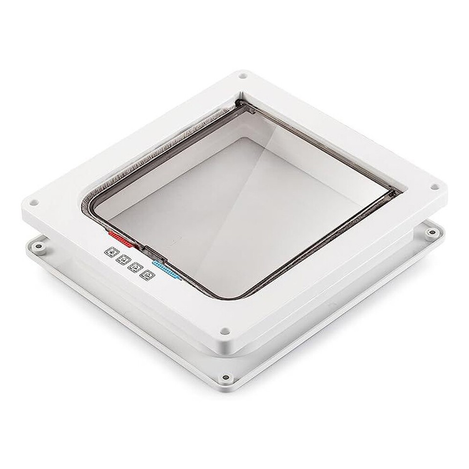 A Cat Flap Doors with 4 Way Security Lock Dog Cat Flap Doors Cat Dogs