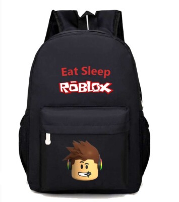 Eat Sleep Roblox Backpack School Bag Kids AU Shop
