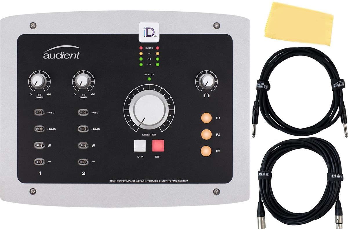 Audient iD22 10-In 14-Out Audio Interface w/ 2 Cables | eBay