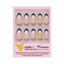 Glamnetic x Fanatics  West Virginia Mountaineers Nail Kit