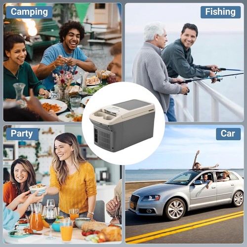 Portable 6L Car Refrigerator Cooler Warmer 12V AC/DC Compact Camping - Picture 9 of 9