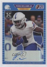 2021 Leaf Pro Set Metal 1989 Blue Rainbow 27/75 Pooka Williams Jr Auto r1i