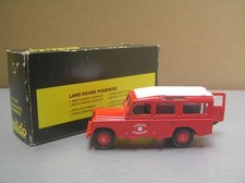 Solido 1034 Land Rover '109' Pompiers Fire Chief 1/43 scale Mint in Box
