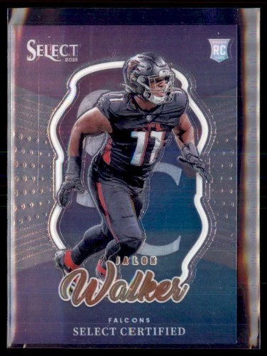2025 Panini Select Football Certified Jalon Walker Falcons #9